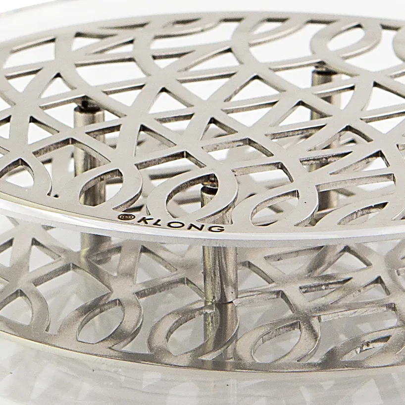 Vase Äng pond, acier inoxydable KLONG