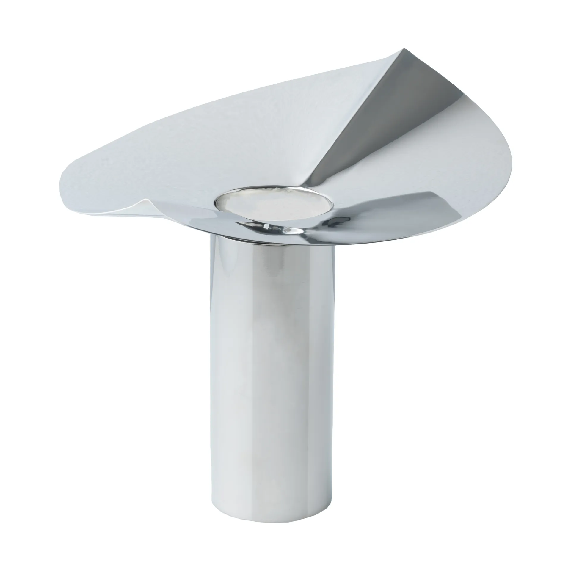 Vase-bougeoir Löv, Acier inoxydable KLONG