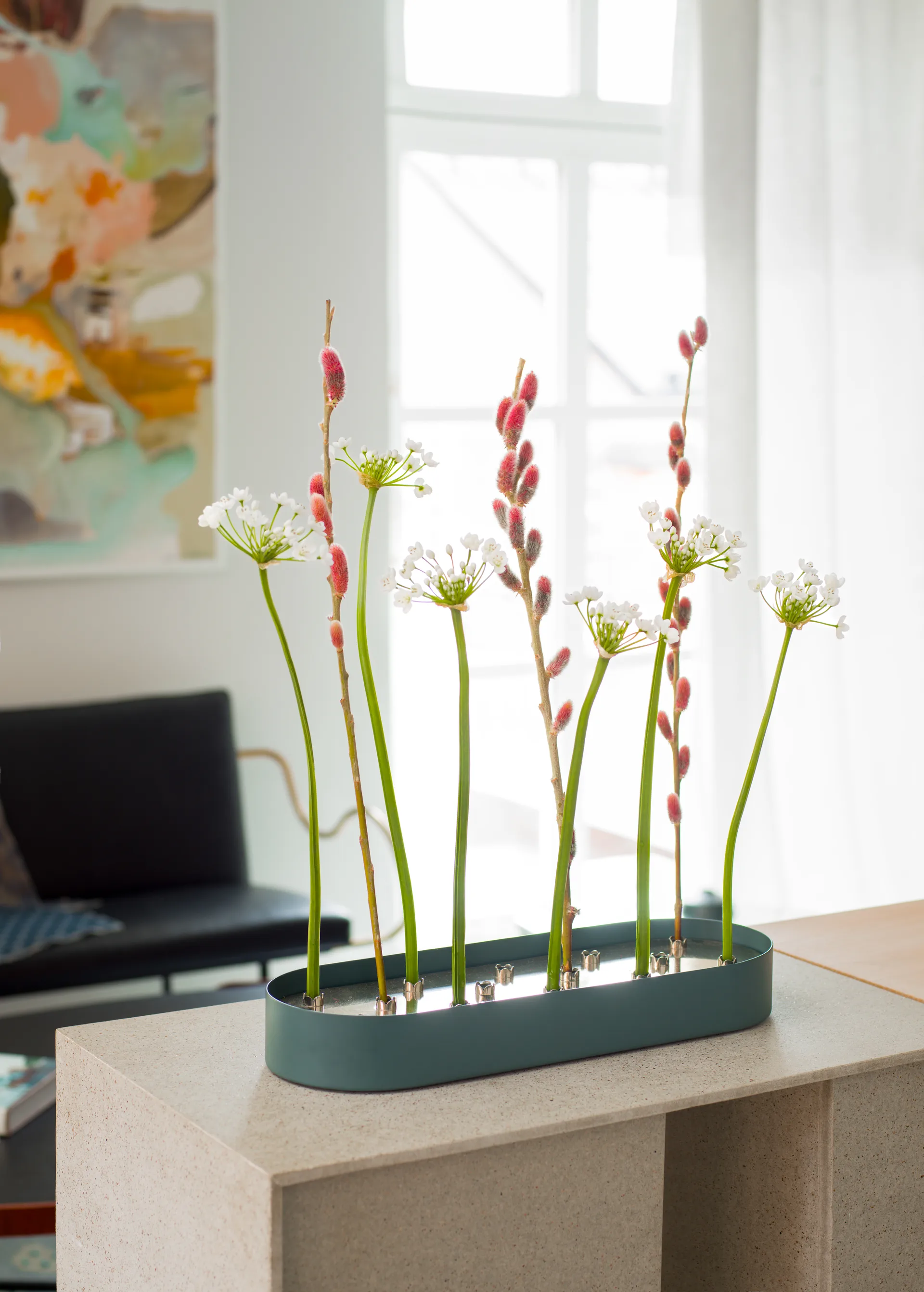 Vase multifonctionnel Jubel 45x14 cm, Steel-blue KLONG