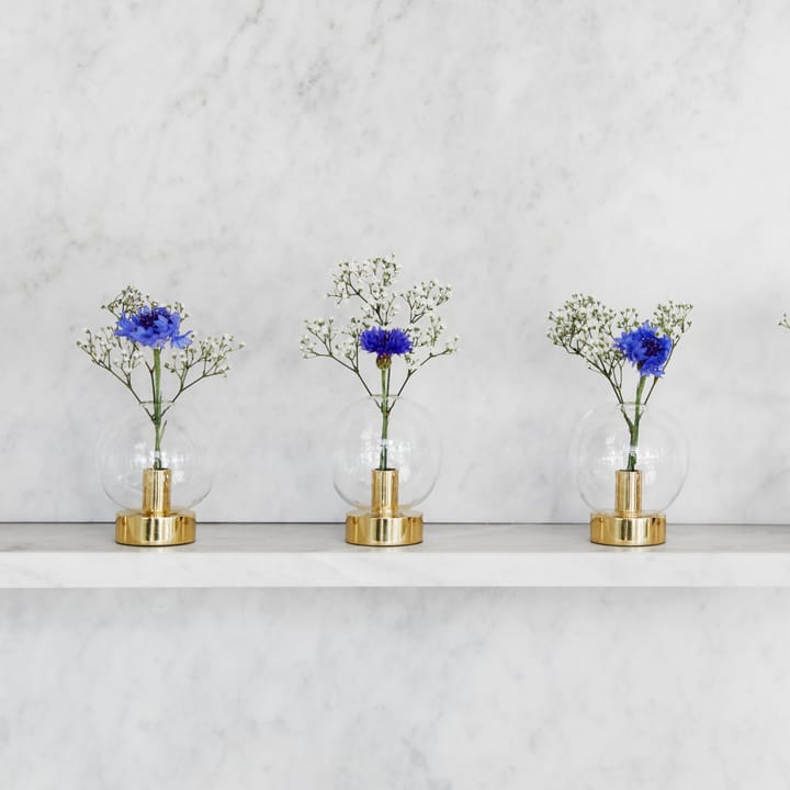 Vase Orbis Lot de 3 - Laiton - KLONG