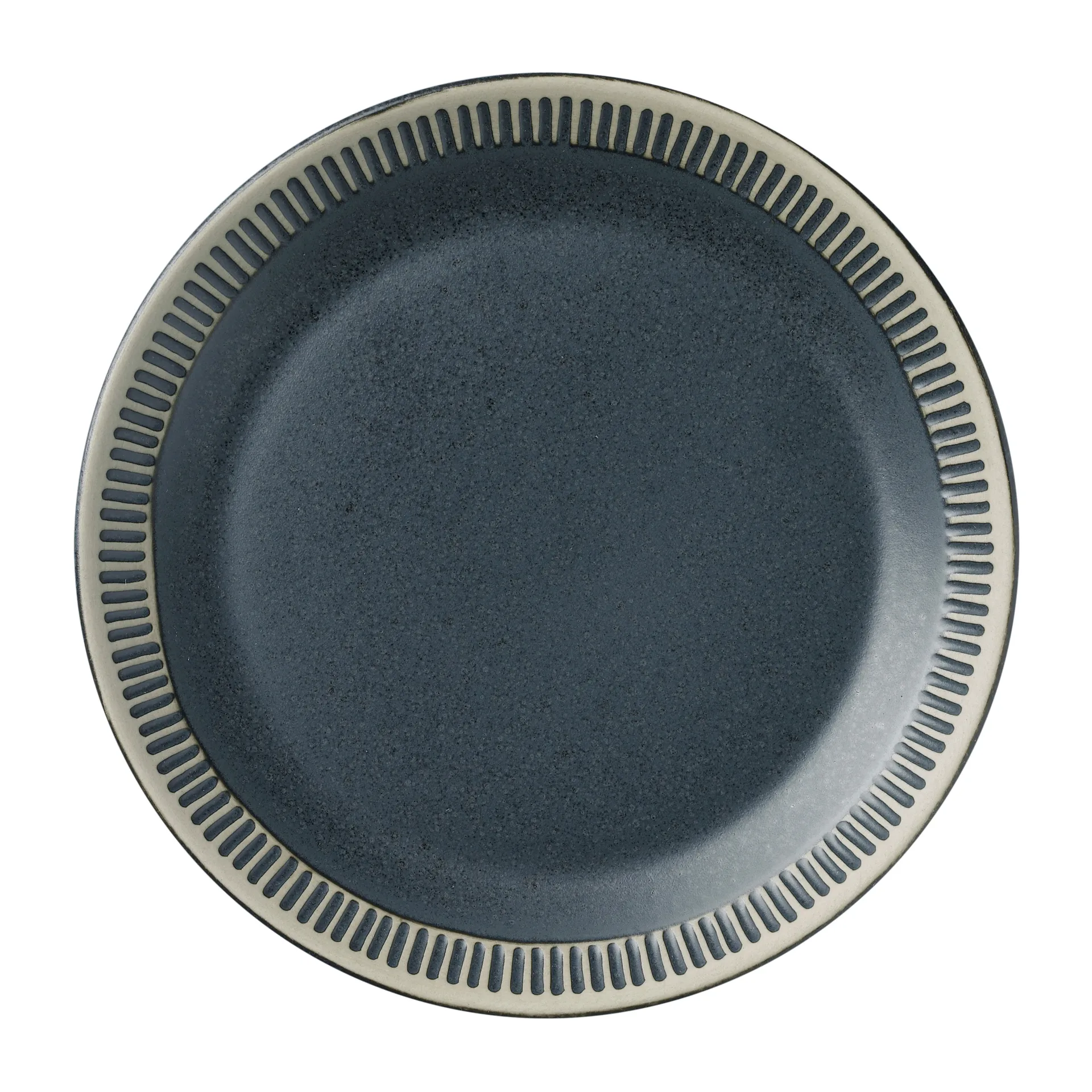 Assiette Colorit Ø19 cm, Gris foncé Knabstrup Keramik
