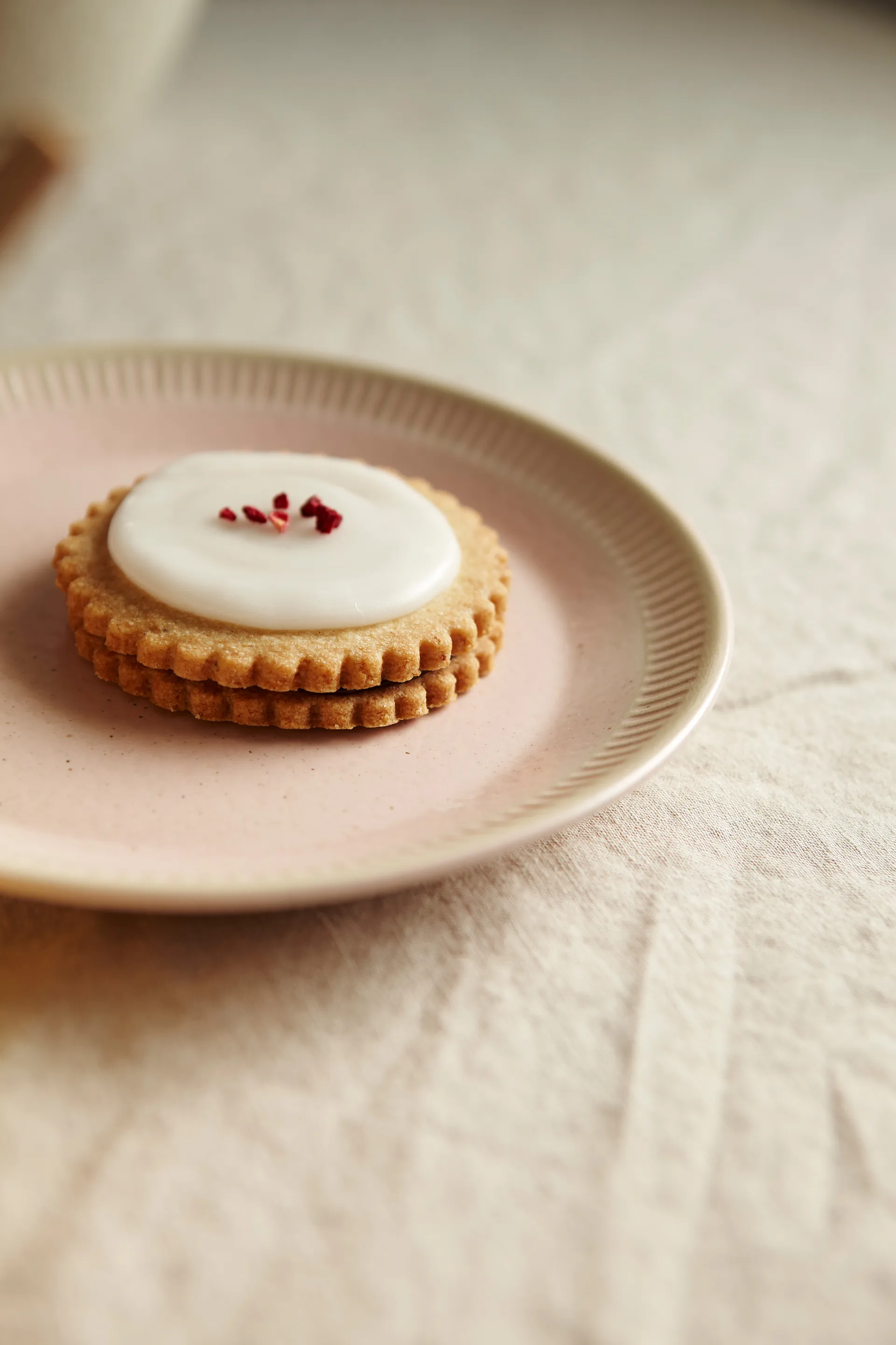 Assiette Colorit Ø19 cm, Rose Knabstrup Keramik