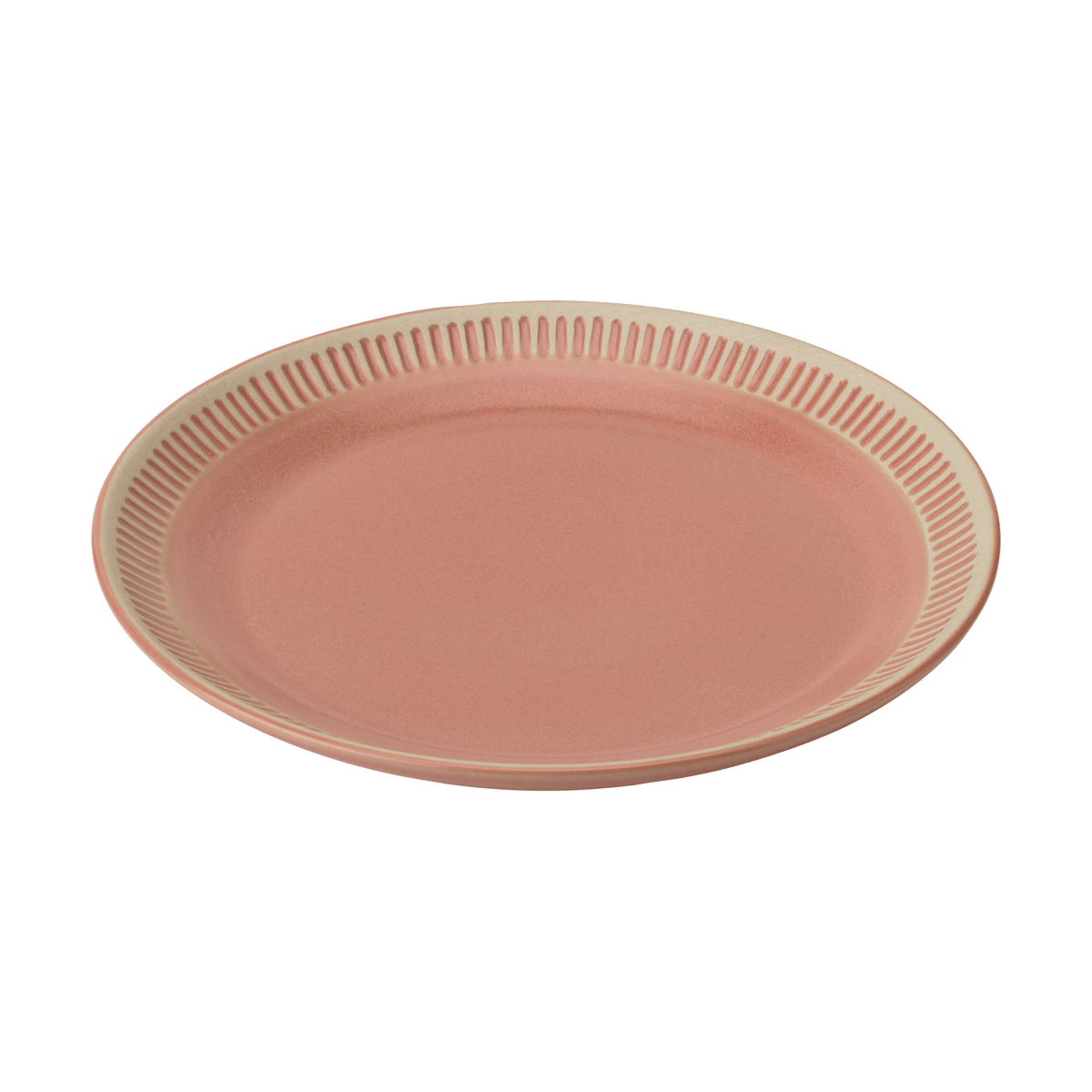knabstrup keramik assiette colorit ø22 cm coral