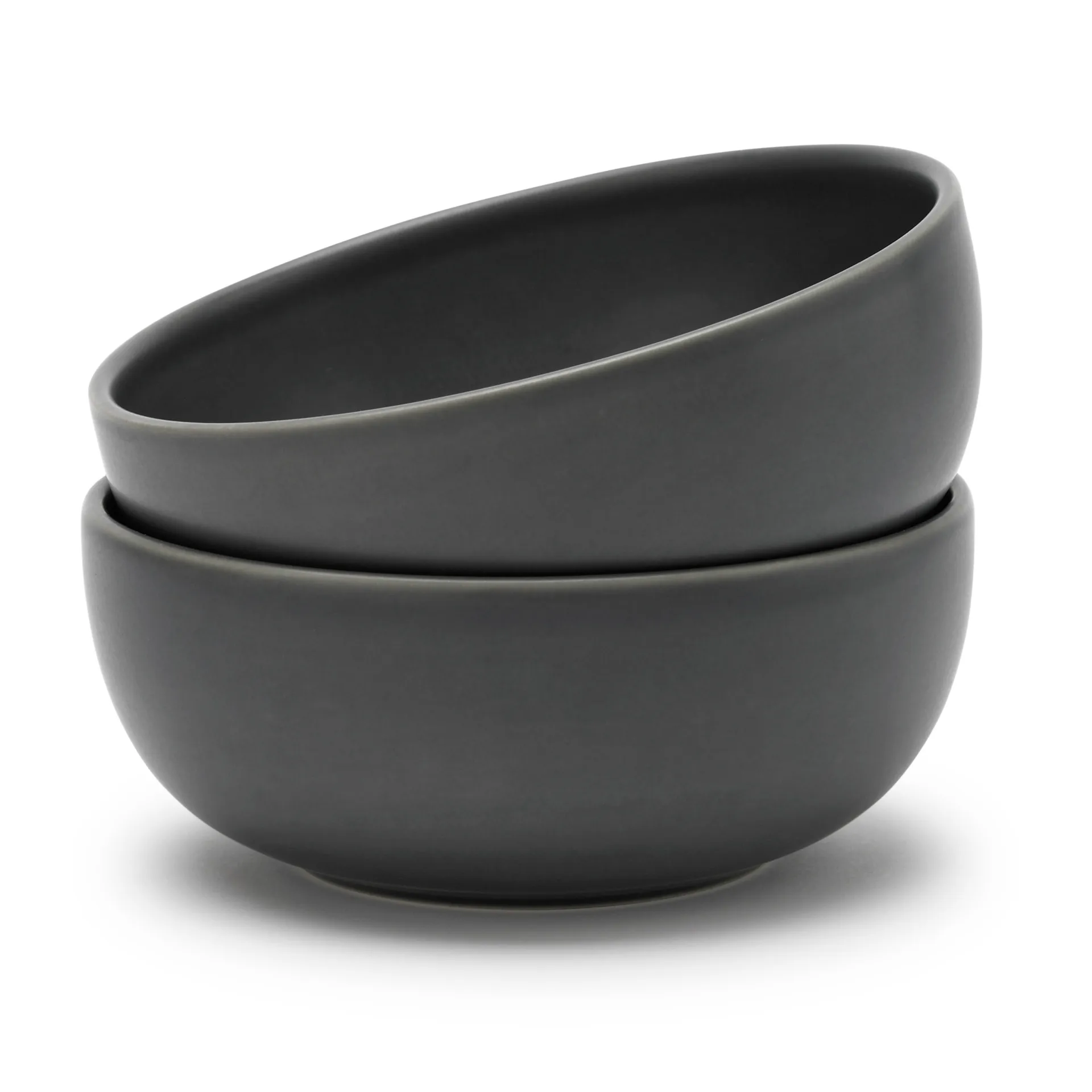 Assiette creuse Tavola Ø15 cm Lot de 2, Gris Knabstrup Keramik