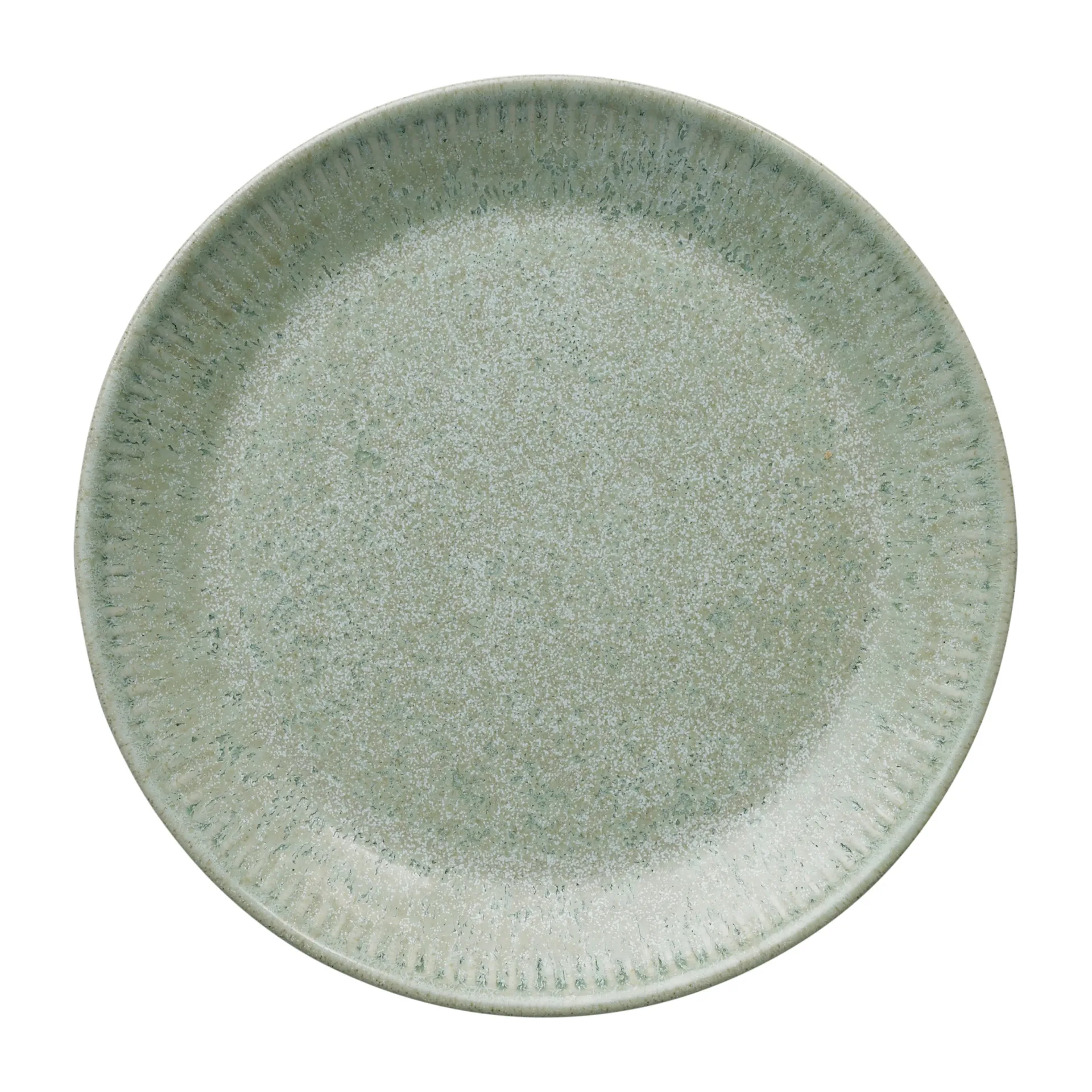 Assiette plate vert olive Knabstrup, 19 cm Knabstrup Keramik