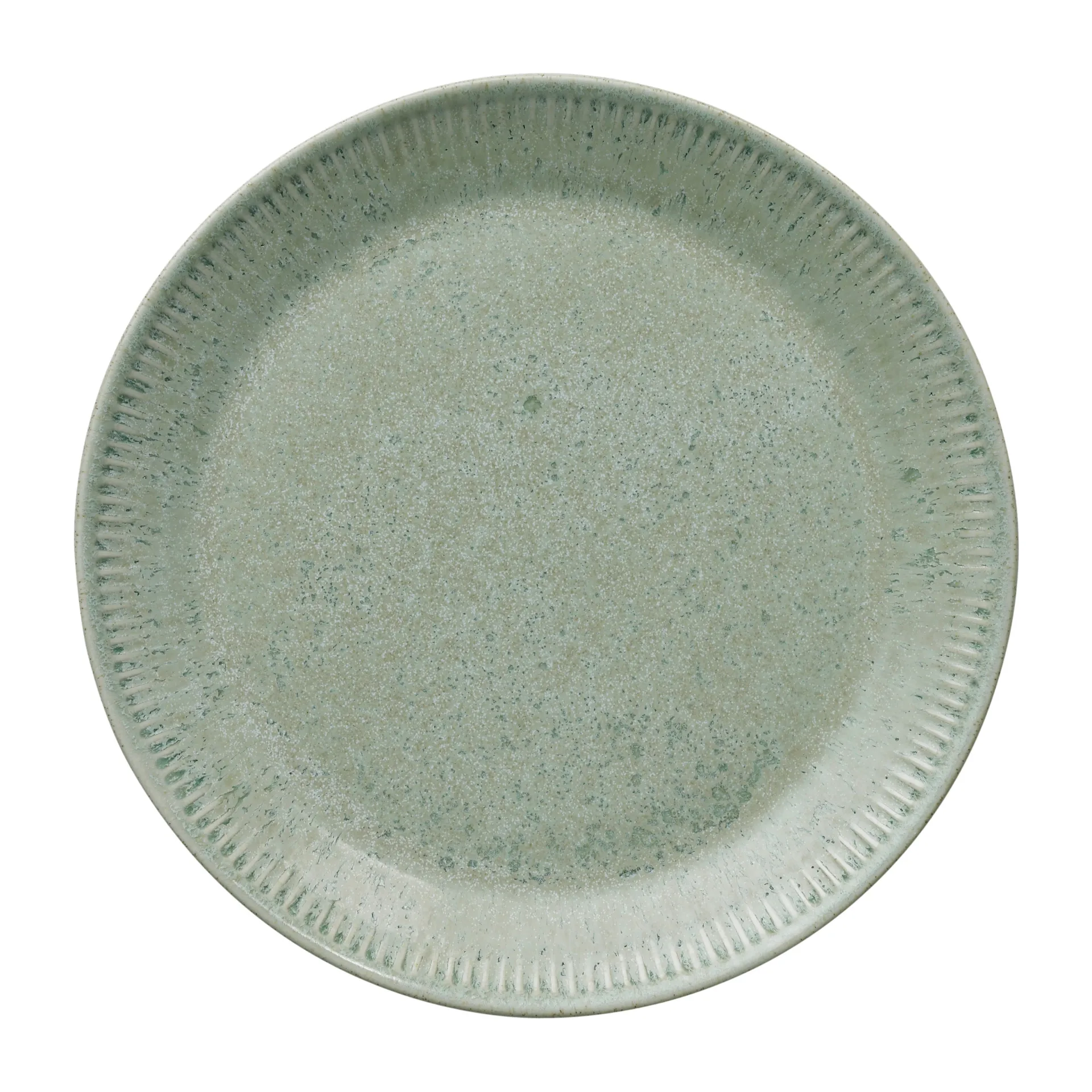 Assiette plate vert olive Knabstrup, 22 cm Knabstrup Keramik