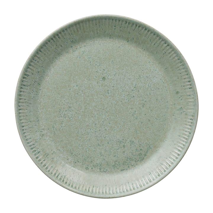 Assiette plate vert olive Knabstrup - 22 cm - Knabstrup Keramik