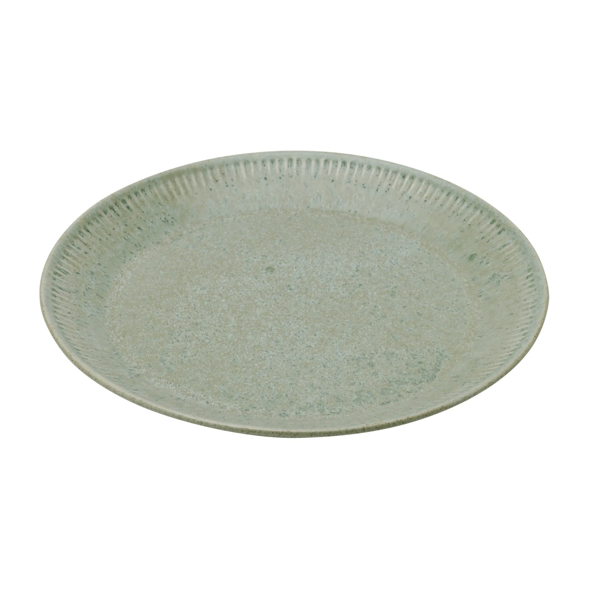 Assiette plate vert olive Knabstrup, 22 cm Knabstrup Keramik