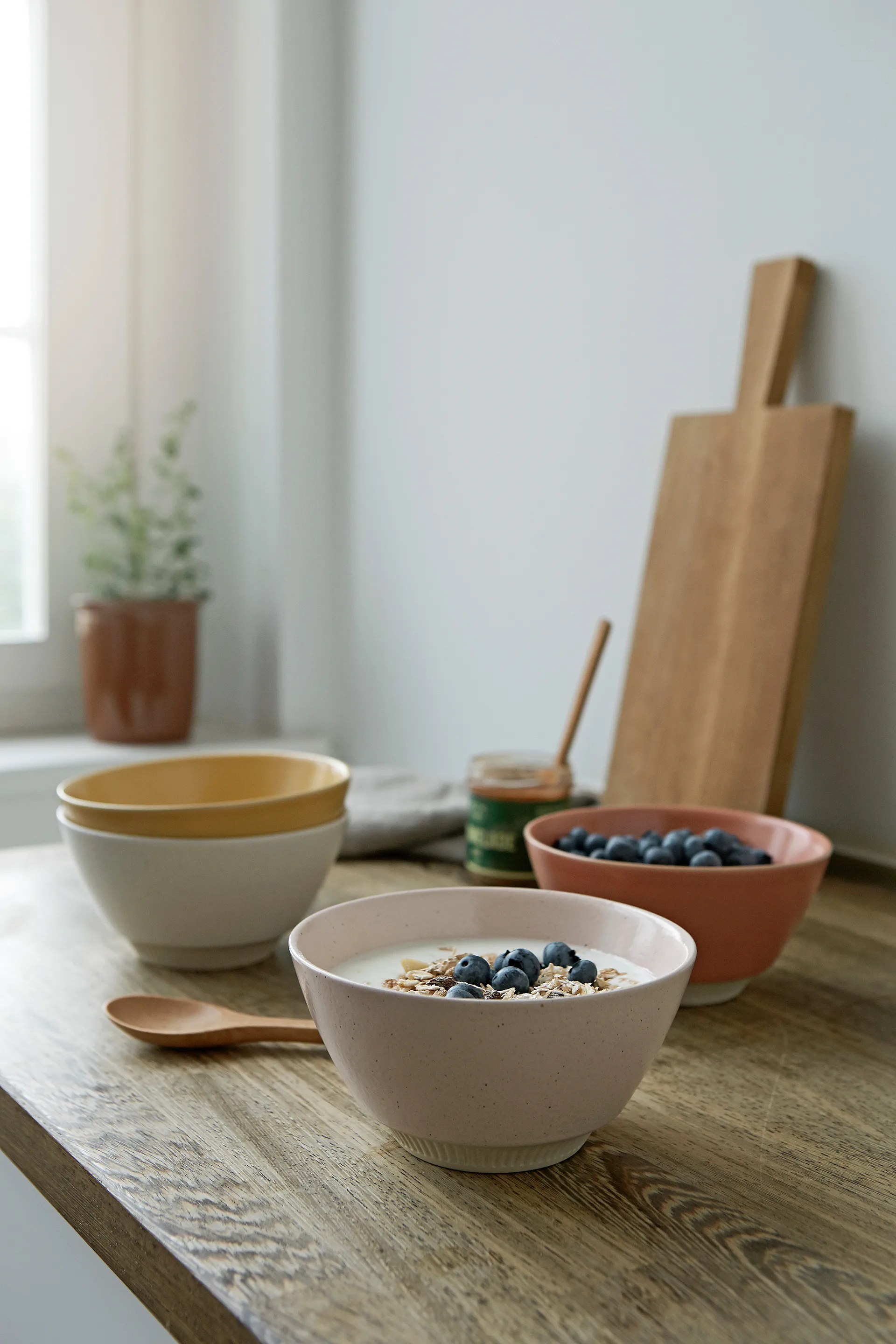 Bol Colorit Ø14 cm, Rose Knabstrup Keramik