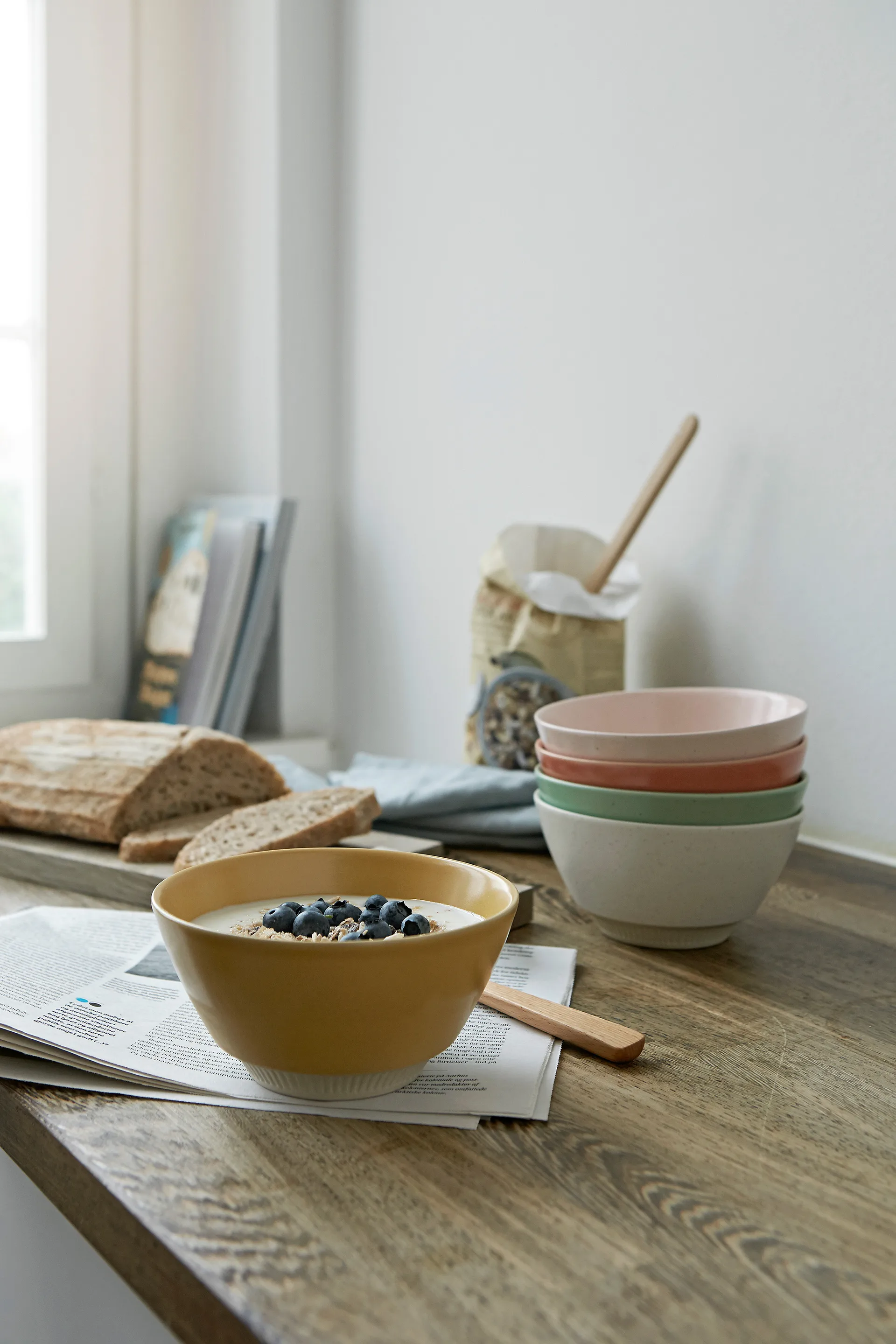 Bol Colorit Ø14 cm, Rose Knabstrup Keramik