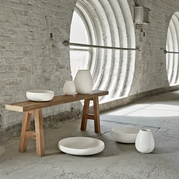 Plat Earth 38cm - Chaud-blanc - Knabstrup Keramik