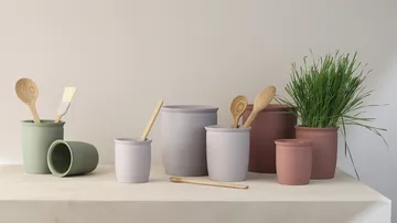 Pot à confiture Knabstrup - Dark rose, 1 L - Knabstrup Keramik