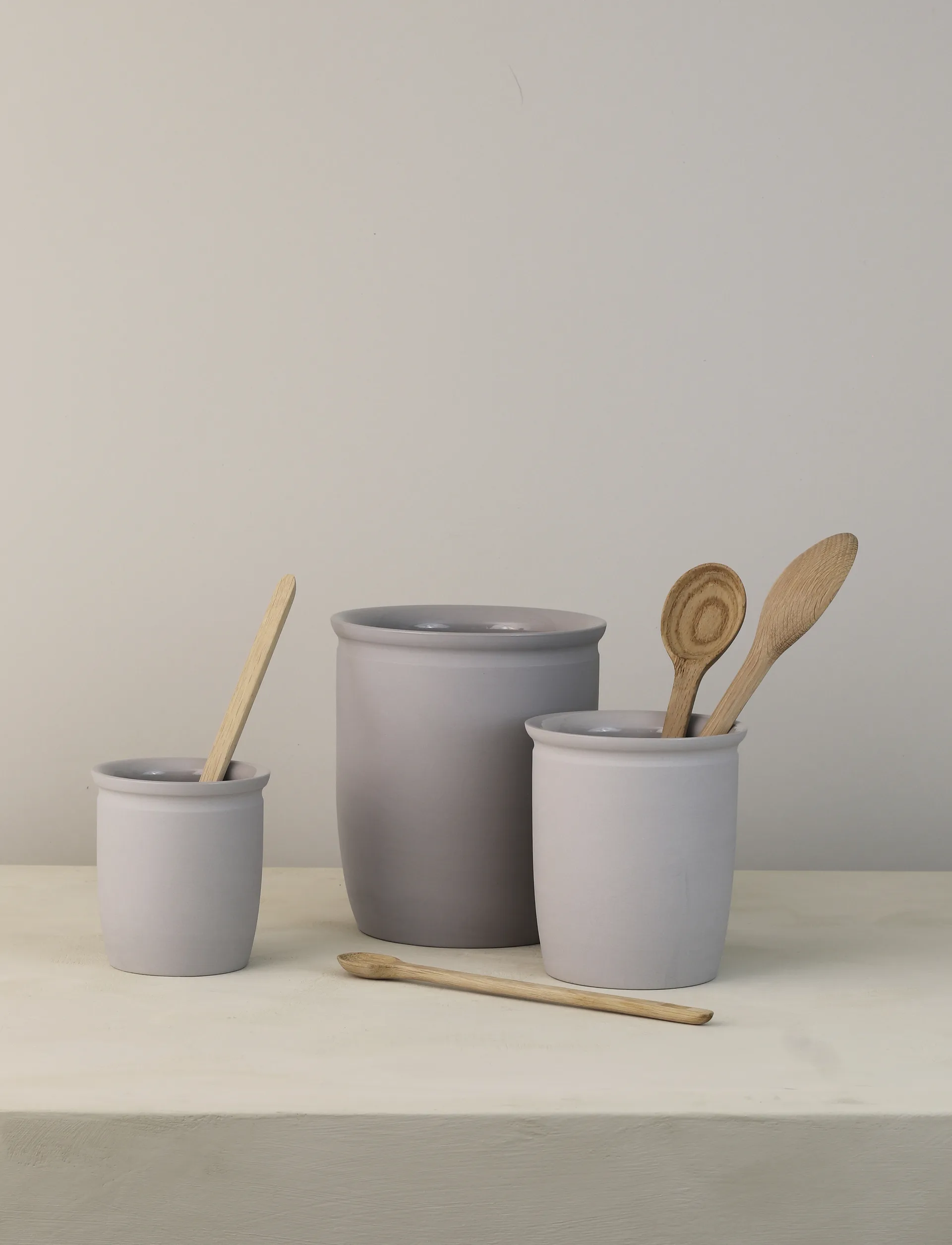 Pot à confiture Knabstrup, Grey, 1 L Knabstrup Keramik