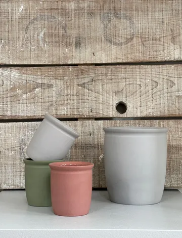 Pot à confiture Knabstrup - Grey, 2 L - Knabstrup Keramik