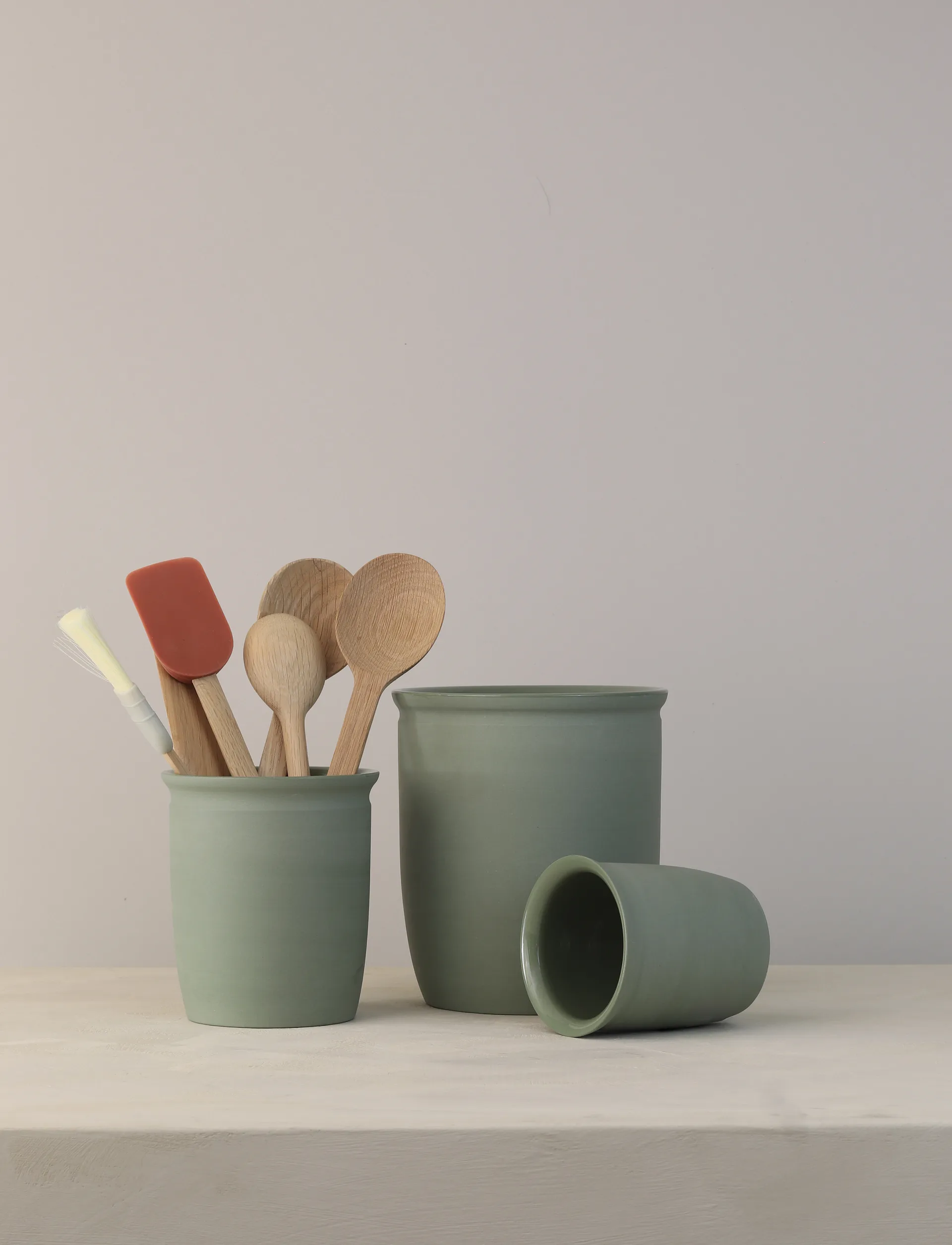 Pot à confiture Knabstrup, Olive, 1 L Knabstrup Keramik