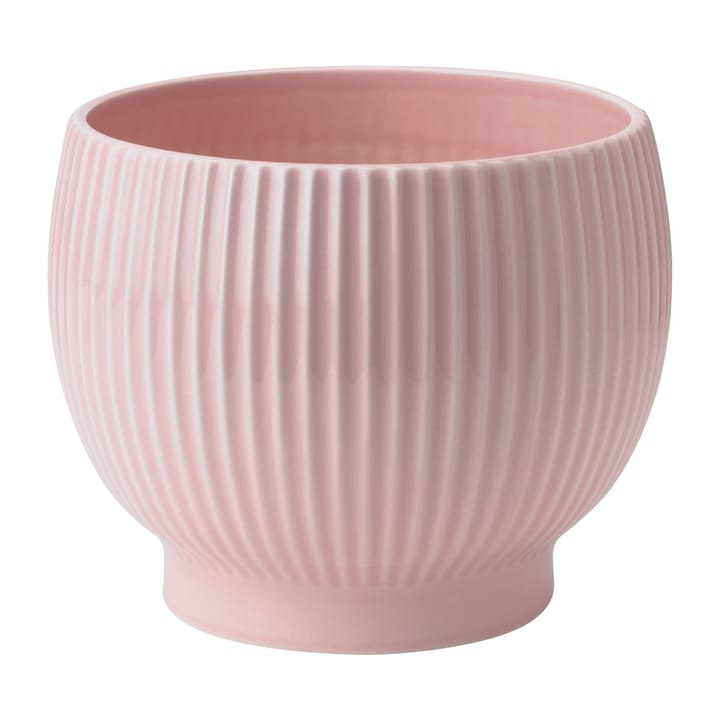 Pot rainuré Knabstrup Ø14,5 cm - Rose - Knabstrup Keramik