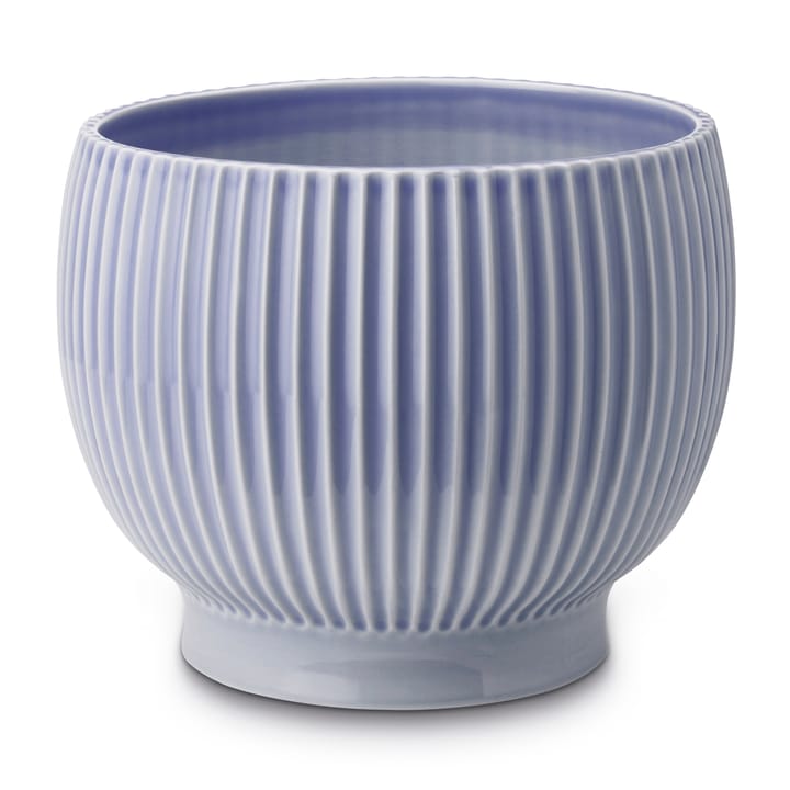 Pot rainuré Knabstrup Ø16,5 cm - Bleu lavande - Knabstrup Keramik