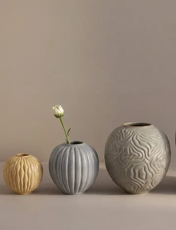 Solum vase - ocre, 8,5 cm - Knabstrup Keramik