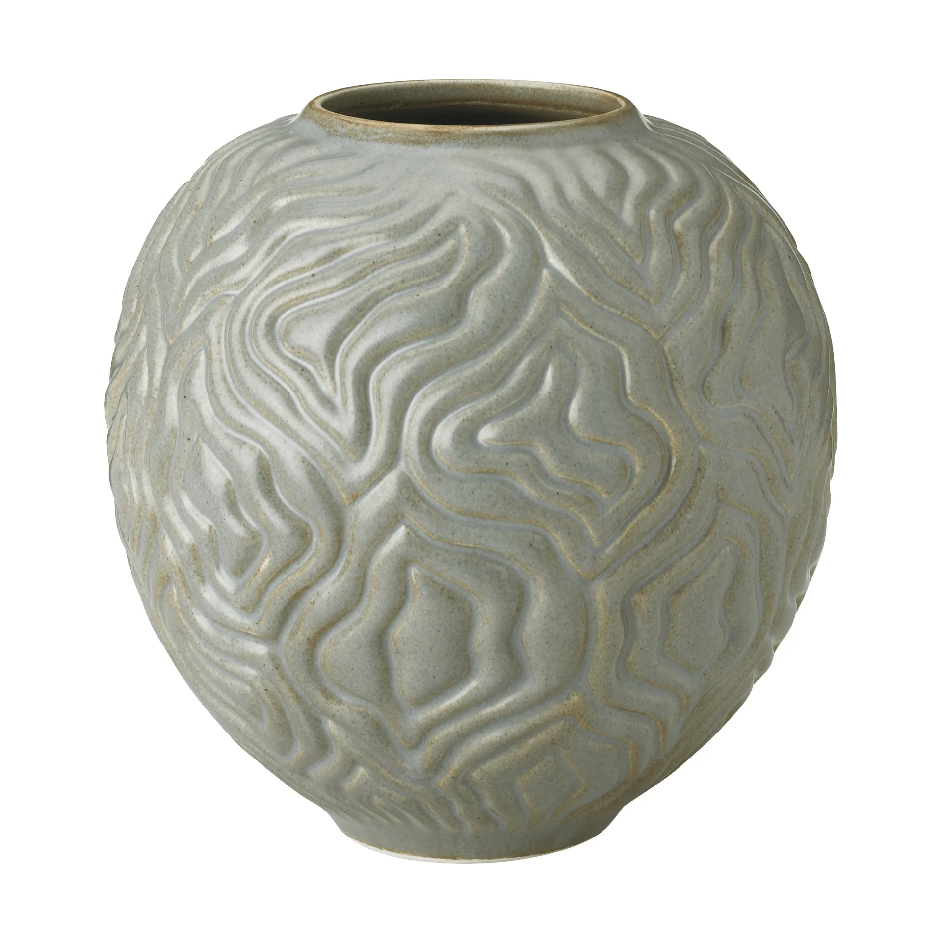 Solum vase, sauge, 15 cm Knabstrup Keramik