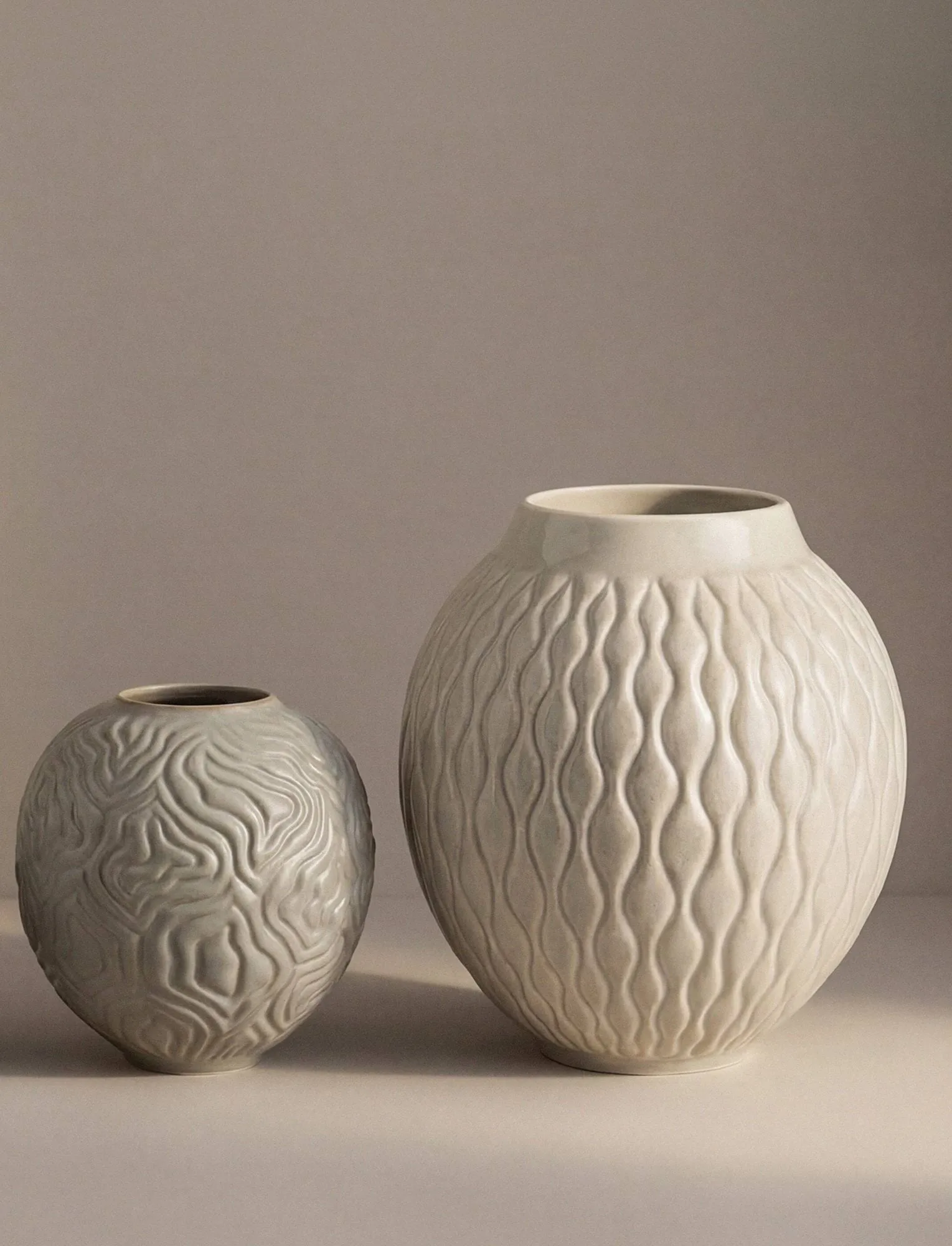 Solum vase, sauge, 15 cm Knabstrup Keramik
