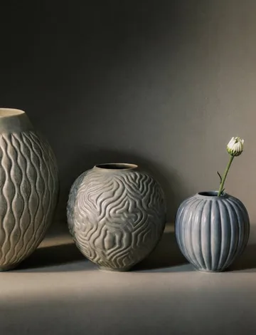 Solum vase - sauge, 15 cm - Knabstrup Keramik