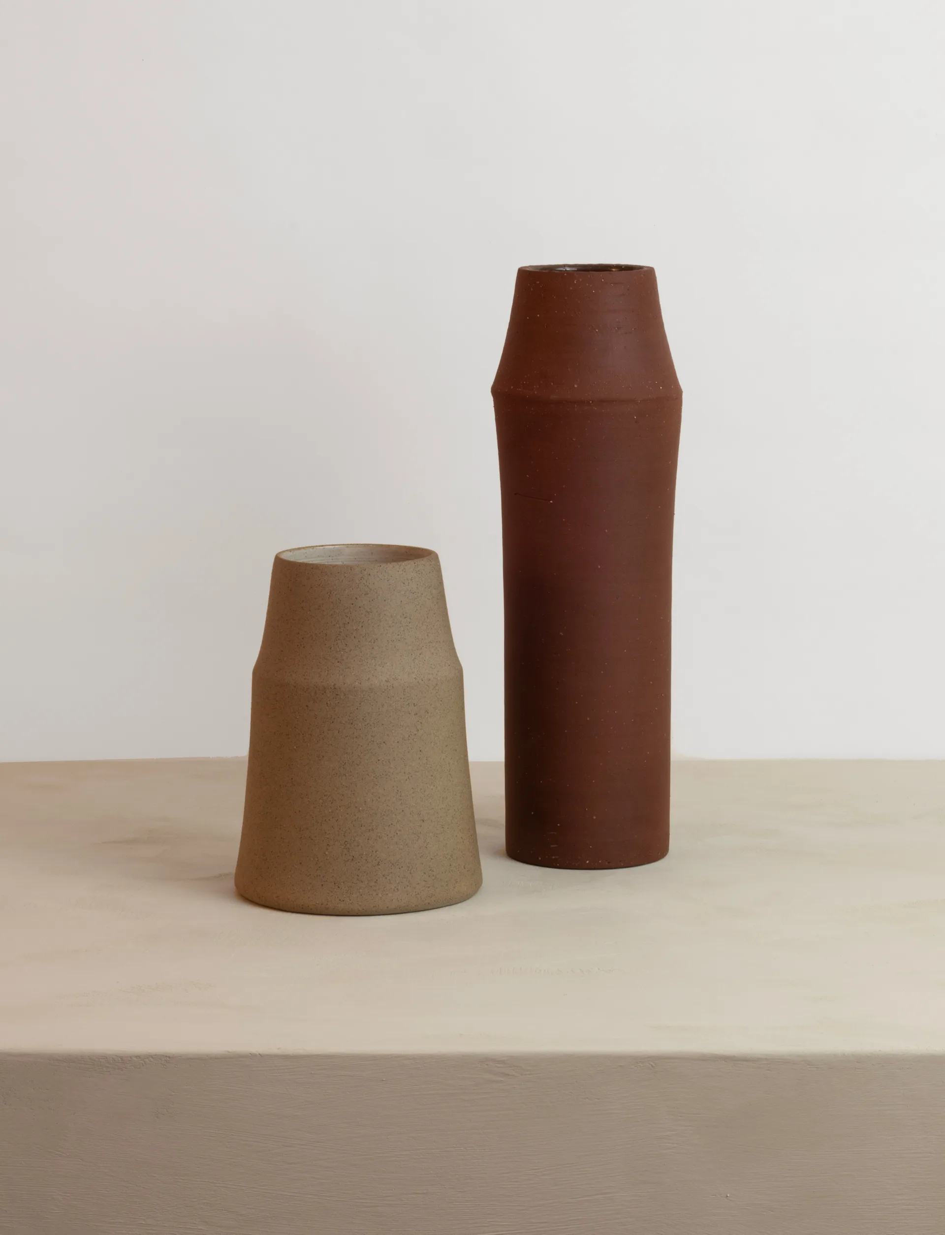 Vase Clay 32 cm, Terracotta Knabstrup Keramik