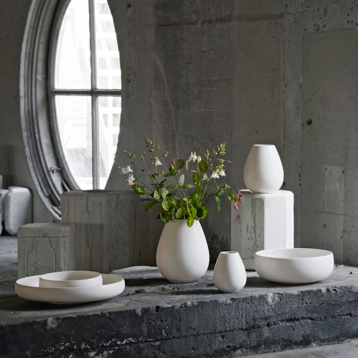 Vase Earth 14cm, Blanc Knabstrup Keramik