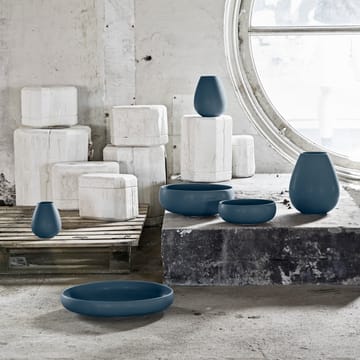Vase Earth 14cm - Bleu - Knabstrup Keramik