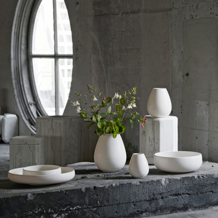 Vase Earth 24cm - Chaud-blanc - Knabstrup Keramik