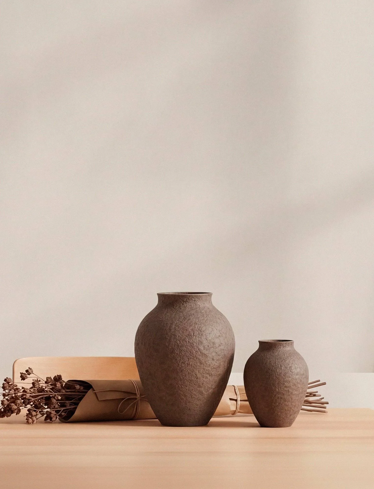 Vase Knabstrup 27 cm, écorce Knabstrup Keramik
