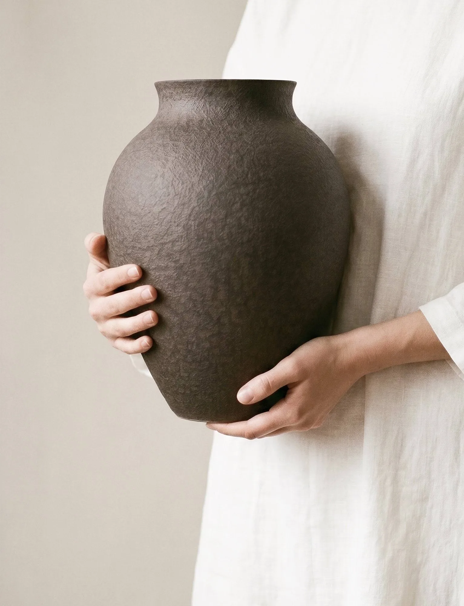 Vase Knabstrup 27 cm, écorce Knabstrup Keramik