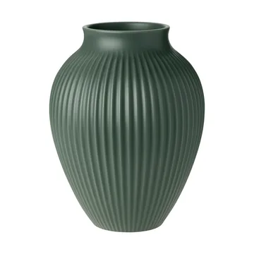 Vase Knabstrup Ripple mat vert céladon - 27 cm - Knabstrup Keramik