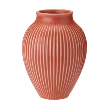 Vase strié Knabstrup 27 cm - Coral - Knabstrup Keramik