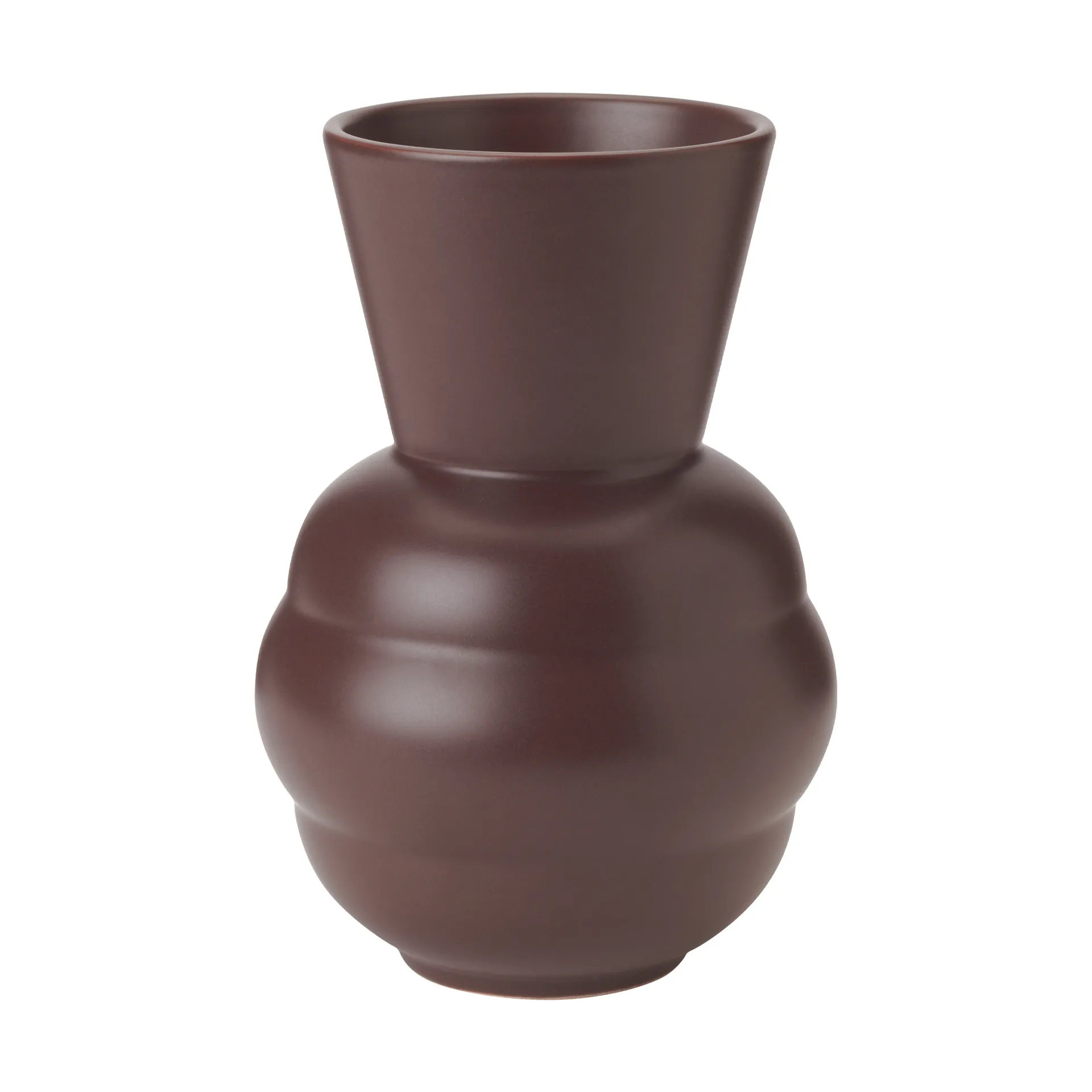 Vase Tortus Archie No1 21 cm, Bordeaux Knabstrup Keramik