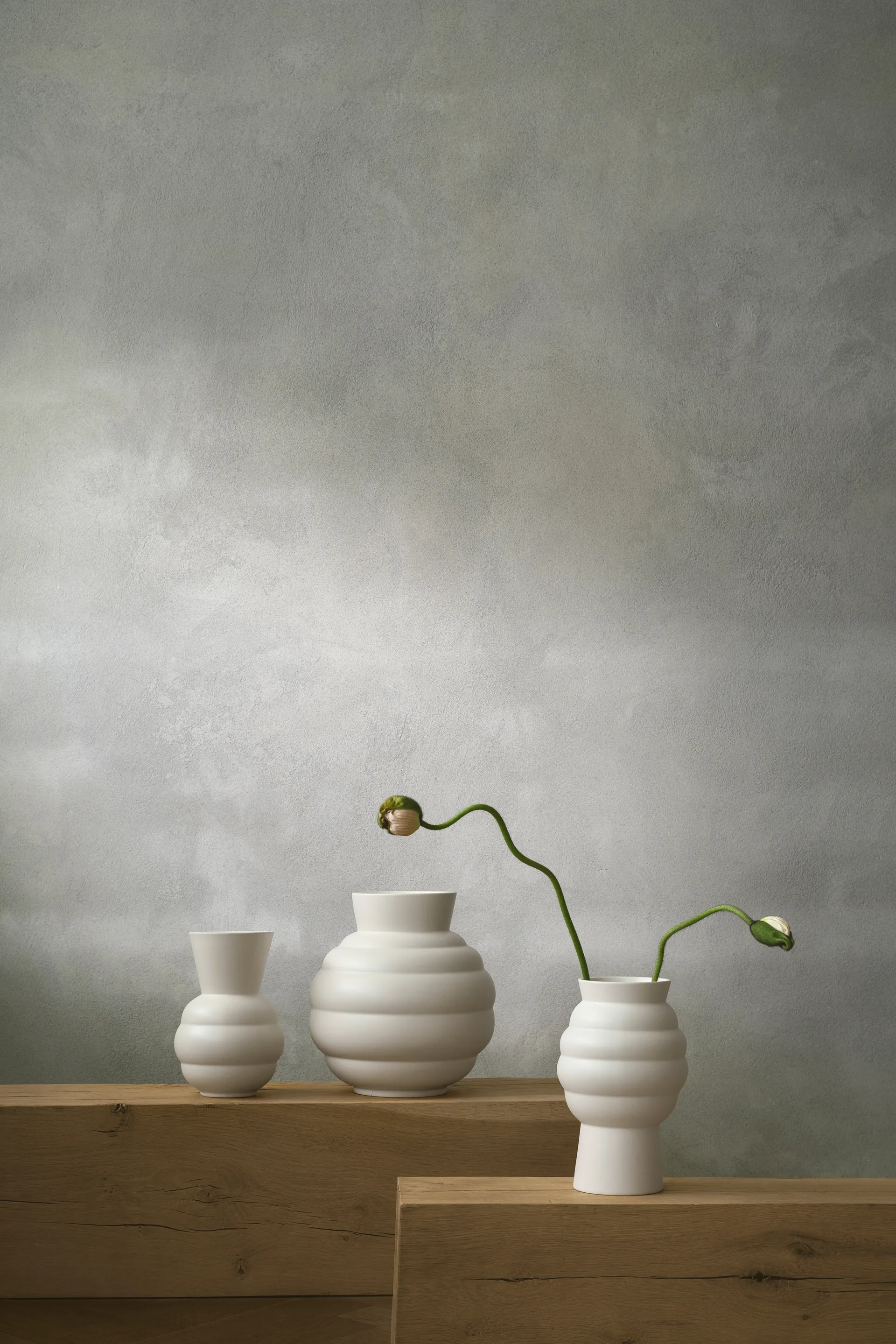 Vase Tortus Archie No2 23,5 cm, White Knabstrup Keramik