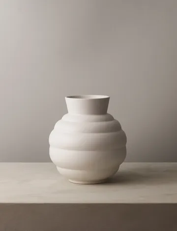 Vase Tortus Archie No3 26,5 cm - Blanc - Knabstrup Keramik