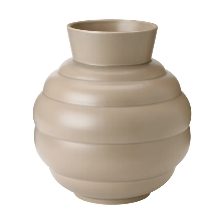 Vase Tortus Archie No3 26,5 cm - Dark sand - Knabstrup Keramik