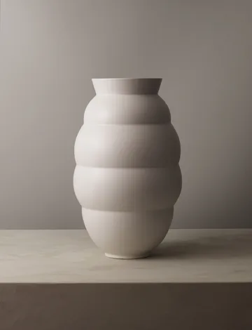 Vase Tortus Archie No5 41,5 cm - White - Knabstrup Keramik
