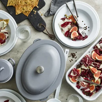 Assiette creuse Kockums Paket 22 cm Lot de 4 - Kockums Grey - Kockums Jernverk