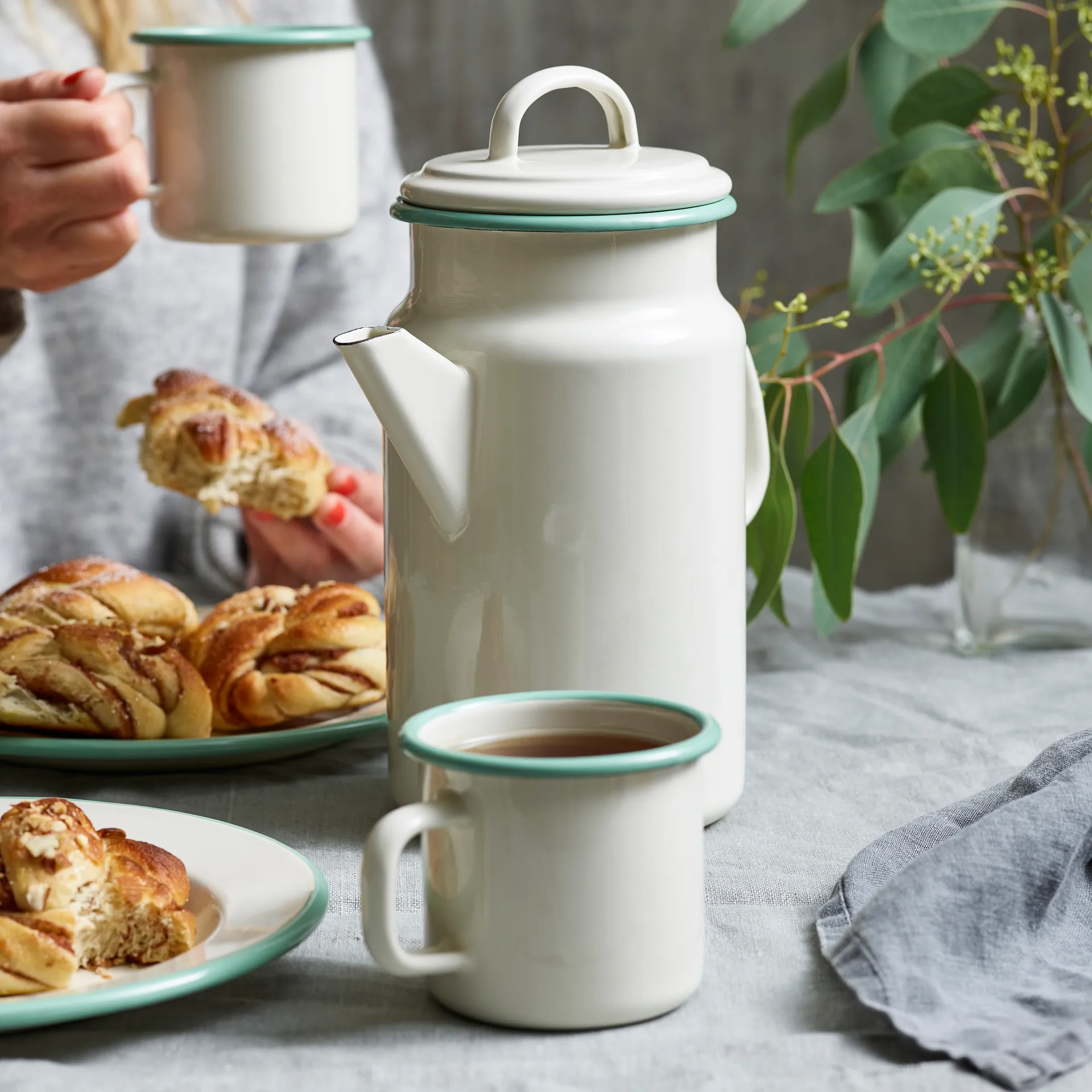 Assiette Kockums 24 cm, Crème Lux Kockums Jernverk