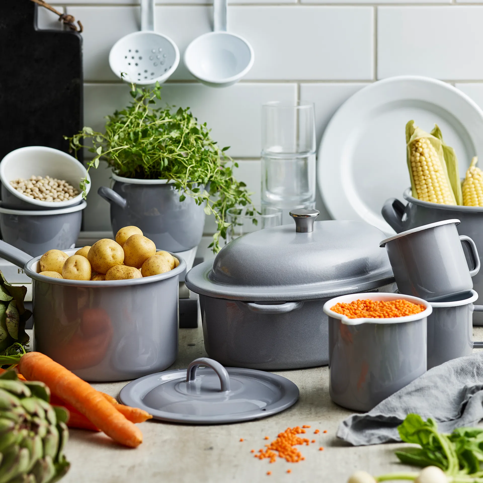 Casserole avec poignée longue Kockums 2,3 l, Kockums Grey (Gris) Kockums Jernverk