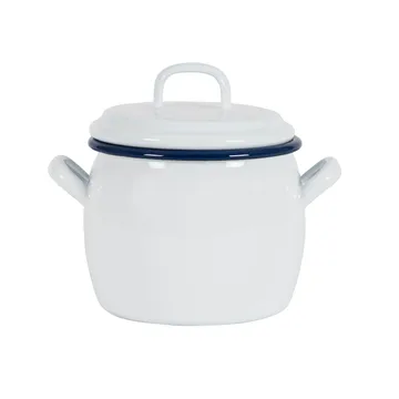 Cocotte Kockums avec couvercle 0,7 l - Blanc Kockums - Kockums Jernverk