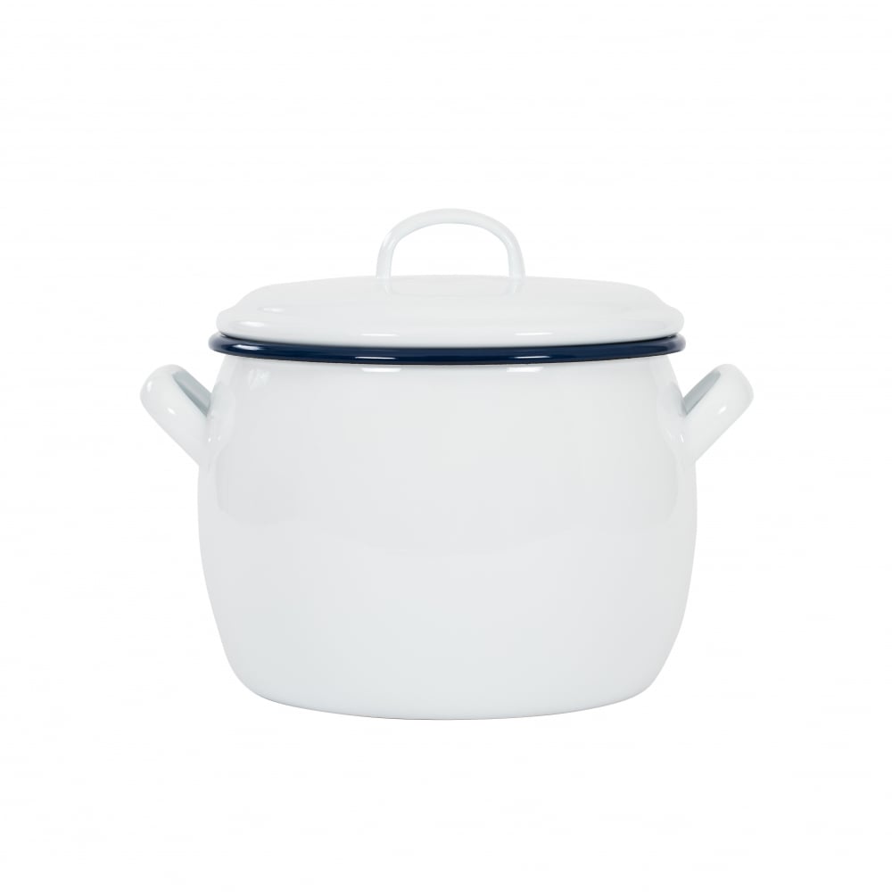 Kockums Jernverk Fait-tout avec couvercle Kockums 4 l Kockums White (Blanc)