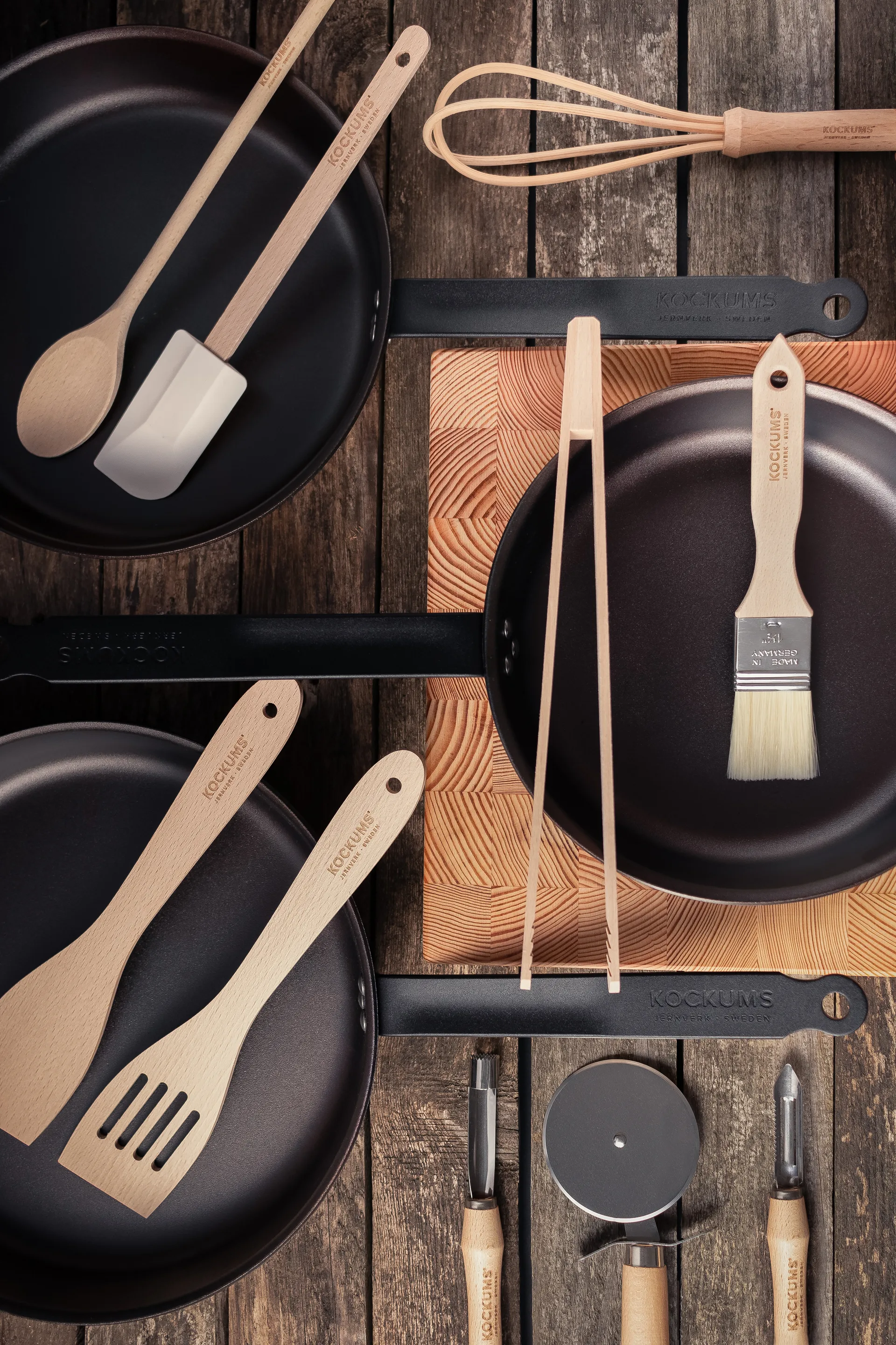 Pinces à barbecue Kockums 30 cm, Hêtre Kockums Jernverk