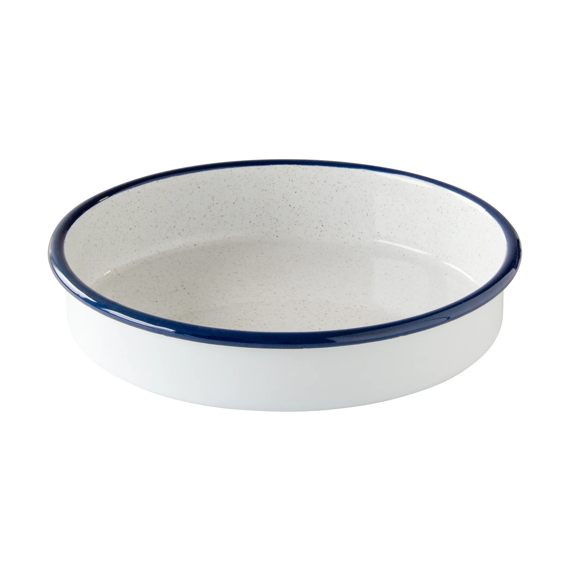 Plat à four Kockums, Kockums white-bleu, rond, Ø24 cm Kockums Jernverk