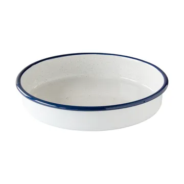 Plat à four Kockums - Kockums white-bleu, rond, Ø28 cm - Kockums Jernverk