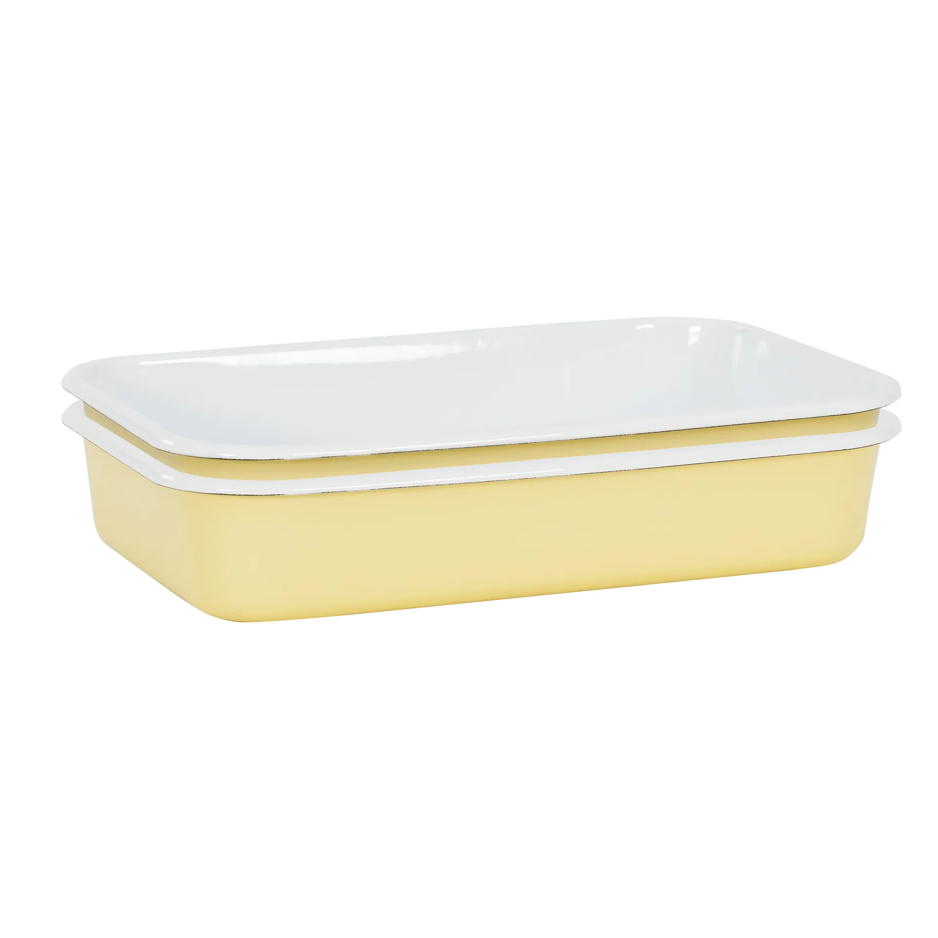 Plat à four Kockums Paket 31,5 cm Lot de 2, Yellow Citrine Kockums Jernverk