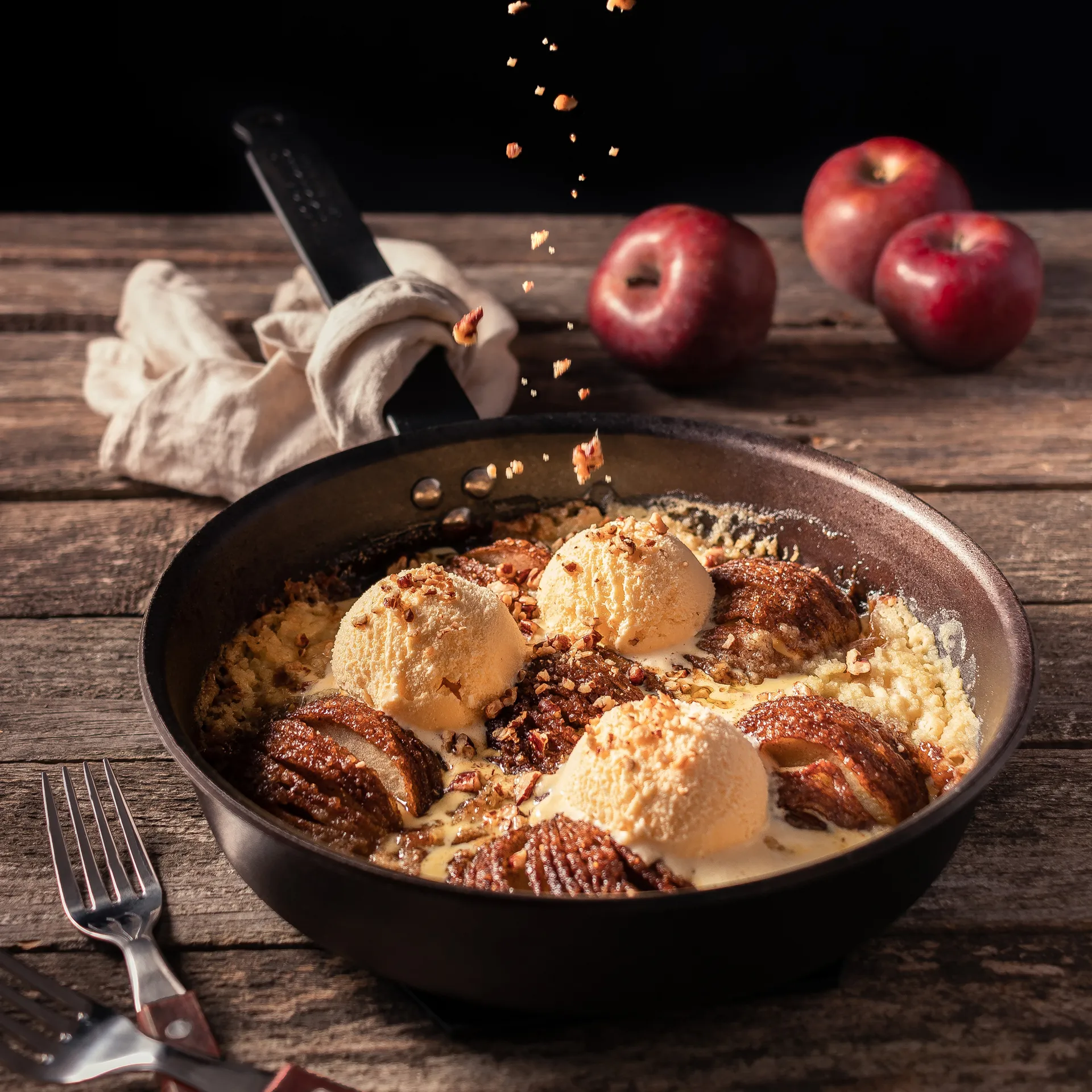 Poêle Kockums acier carbone, 28 cm Kockums Jernverk