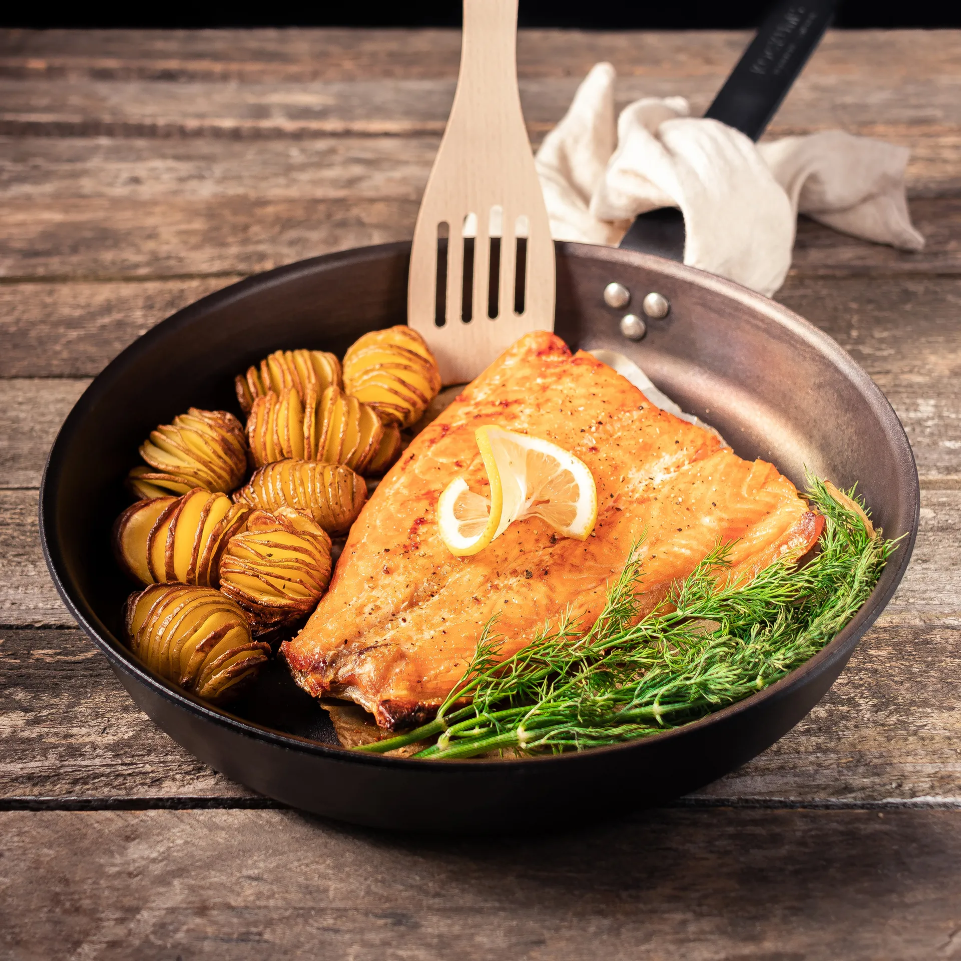 Poêle Kockums acier carbone, 28 cm Kockums Jernverk