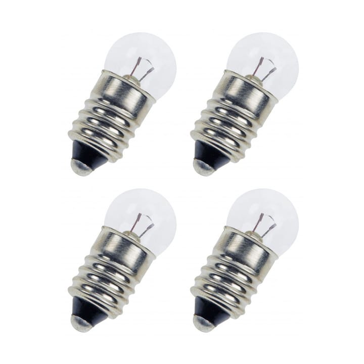 Ampoule December - transparent, 5w, 4-pack e10, 3w - Konsthantverk